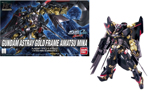 GUNDAM - HG Gundam Astray Gold Frame Amatsu Mina 1/144 - Zestaw modelarski