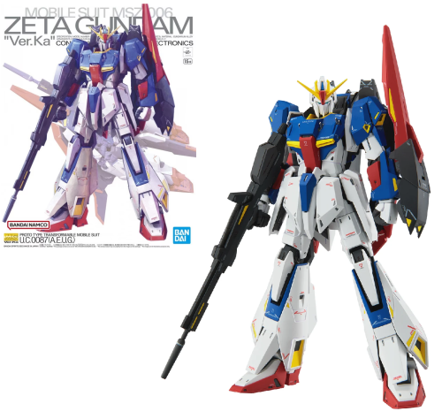 GUNDAM - MG 1/100 ZETA Gundam Ver. Ka - Zestaw modelarski