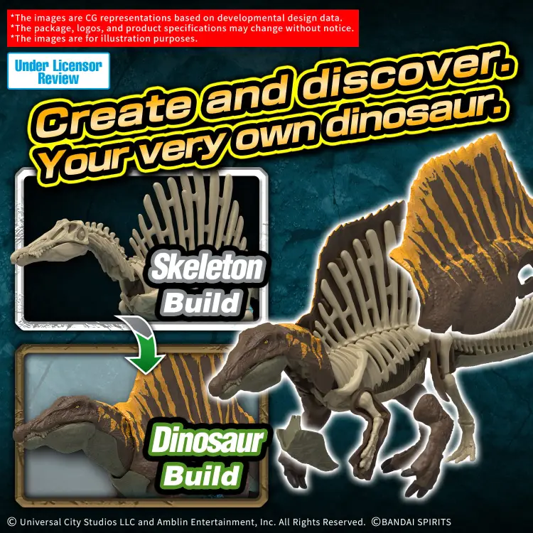 PLANNOSAURUS JURASSIC WORLD - Spinozaur - Zestaw modelarski