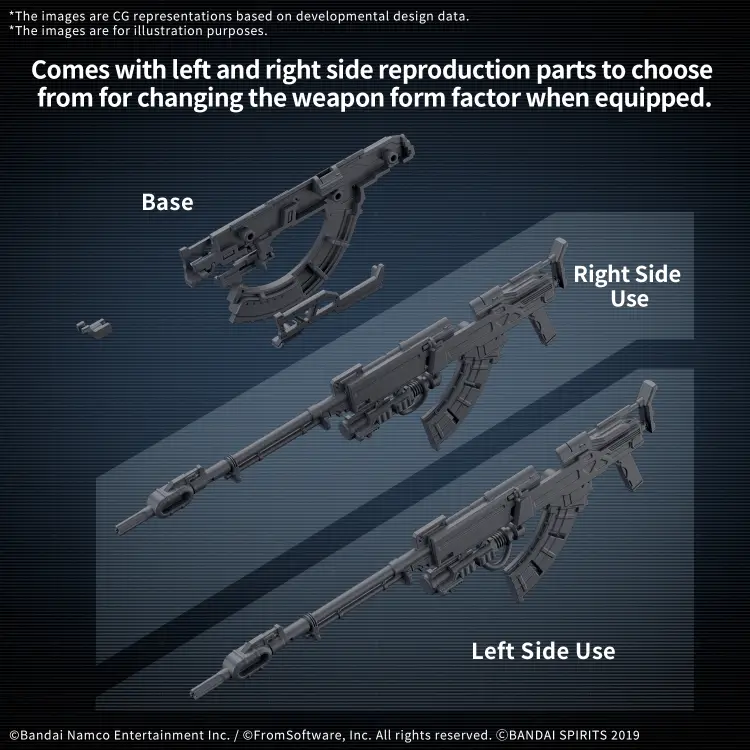 ARMORED CORE VI - Zestaw broni 30 mm 06 - Zestaw modelarski