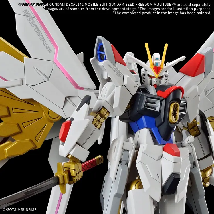 GUNDAM - Kalkomania 142 Gundam Seed freedom multiuse 2 - Zestaw modelarski