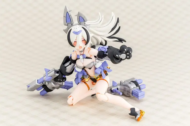 MEGAMI DEVICE - Puni Mofu Gin Lang - Zestaw modelarski 16 cm