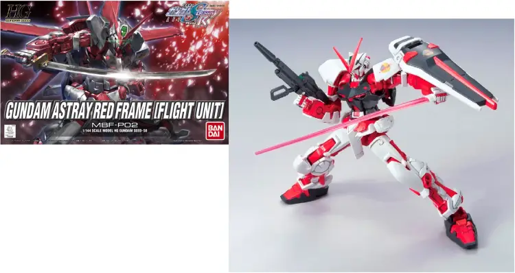 GUNDAM - HG Gundam Astray Red Frame 'Flight Unit' 1/144 - Zestaw modelarski