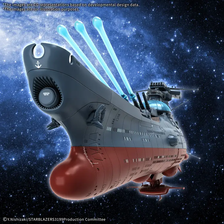 YAMATO - Eksperymentalny statek BBY-03 Ginga 1/1000 - Zestaw modelarski