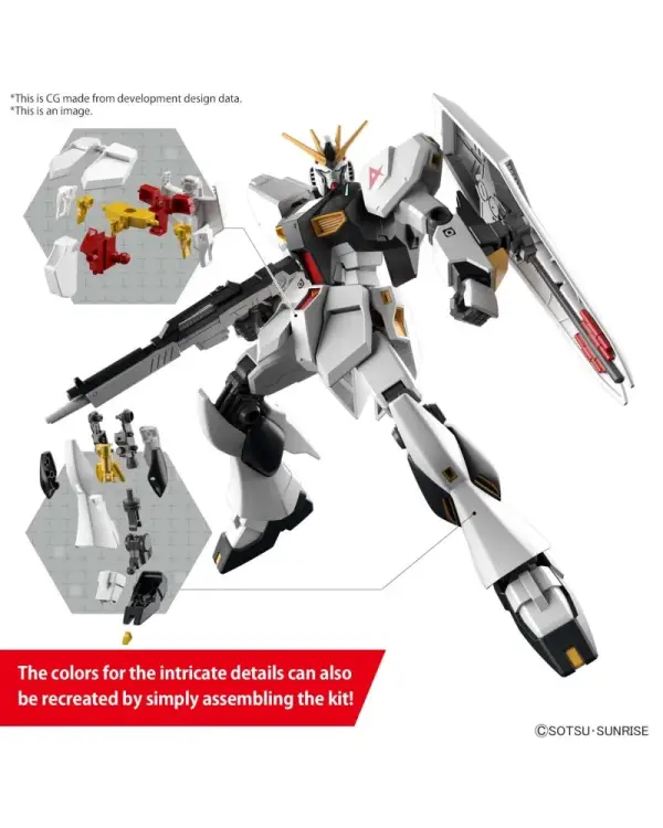 GUNDAM - Zestaw modelarski 1/144 w klasie podstawowej Gundam