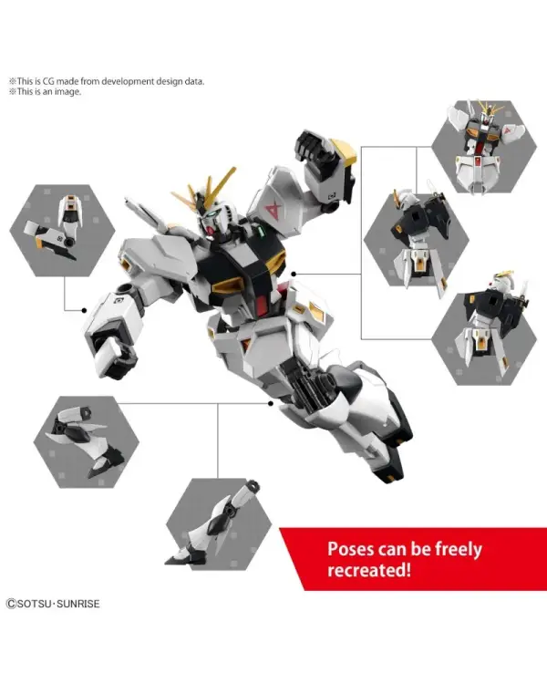 GUNDAM - Zestaw modelarski 1/144 w klasie podstawowej Gundam