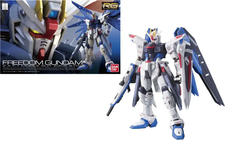 GUNDAM - RG 1/144 Freedom Gundam - Zestaw modelarski 13 cm