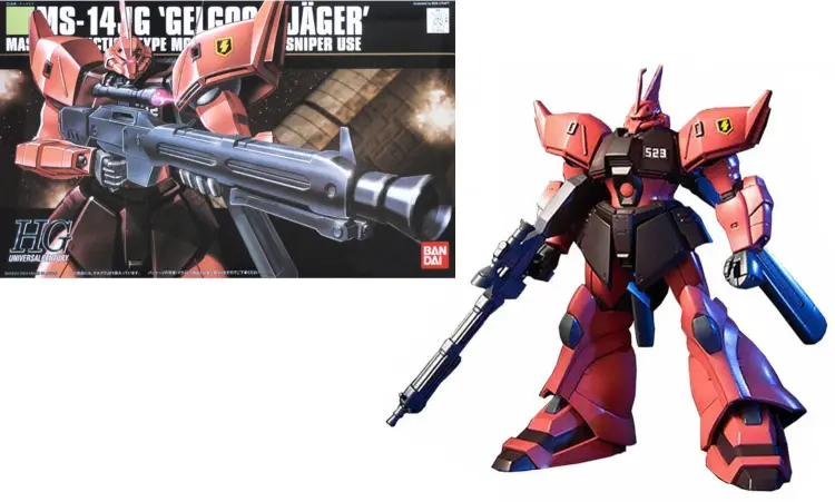 GUNDAM - HGUC 1/144 MS-14JG Gelgoog Jager - Zestaw modelarski