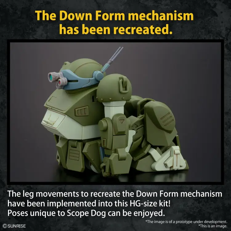 VOTOMS - HG Scopedog - Zestaw modelarski