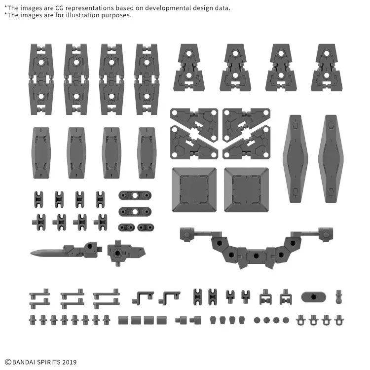 30MM - 1/144 Zestaw części opcjonalnych 19 (Multi Shield) - Zestaw modelarski