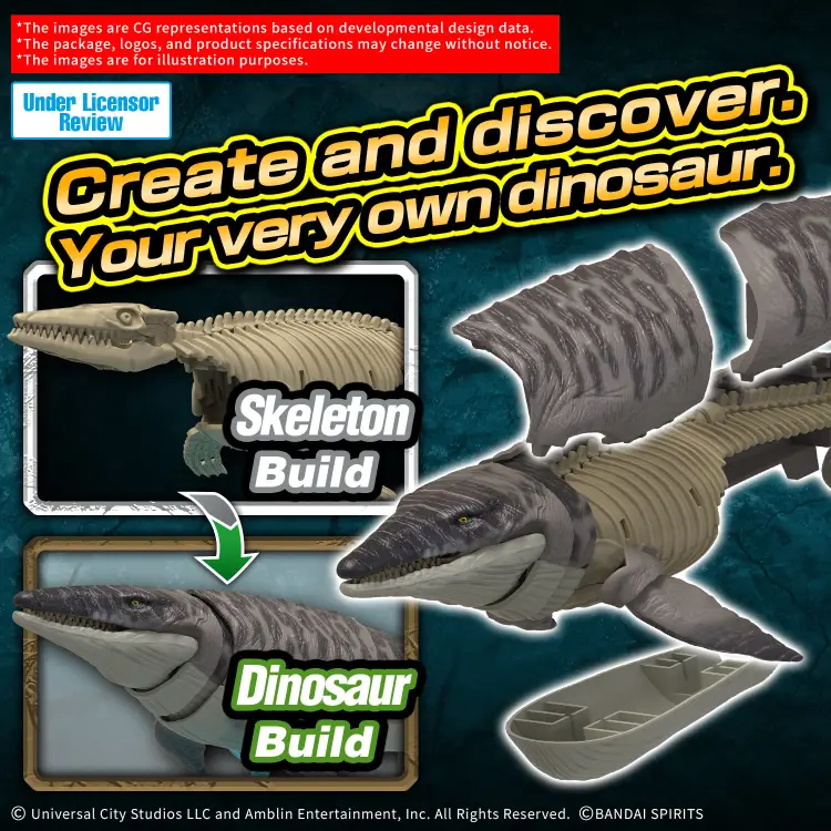 PLANNOSAURUS JURASSIC WORLD - Mosasaurus - Zestaw modelarski