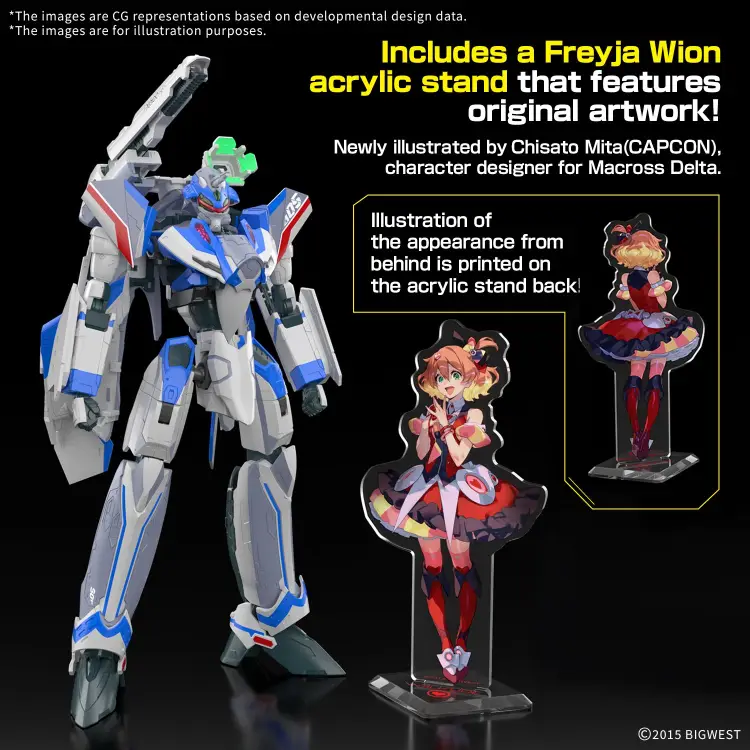 MACROSS - HG 1/100 VF-31J Siegfried (Hayate Use) Deluxe - Zestaw modelarski