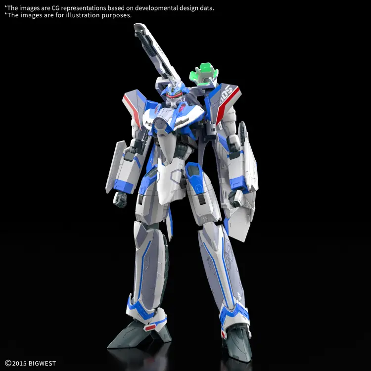 MACROSS - HG 1/100 VF-31J Siegfried (Hayate Use) Deluxe - Zestaw modelarski