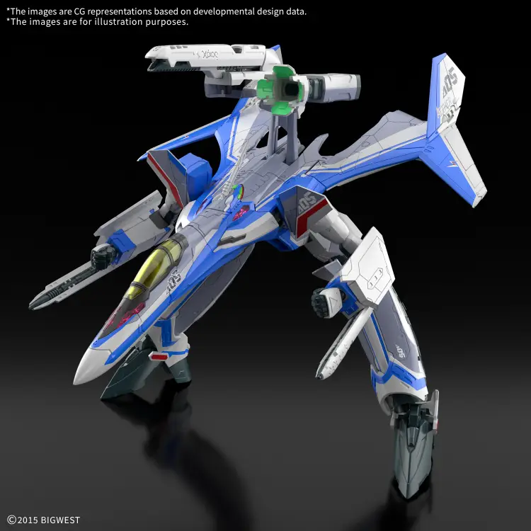 MACROSS - HG 1/100 VF-31J Siegfried (Hayate Use) Deluxe - Zestaw modelarski
