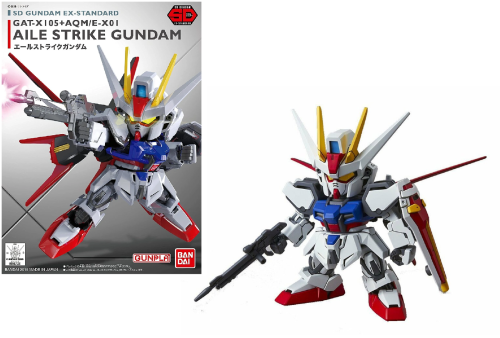GUNDAM - SD Gundam Ex-Standard Aile Strike Gundam - Zestaw modelarski