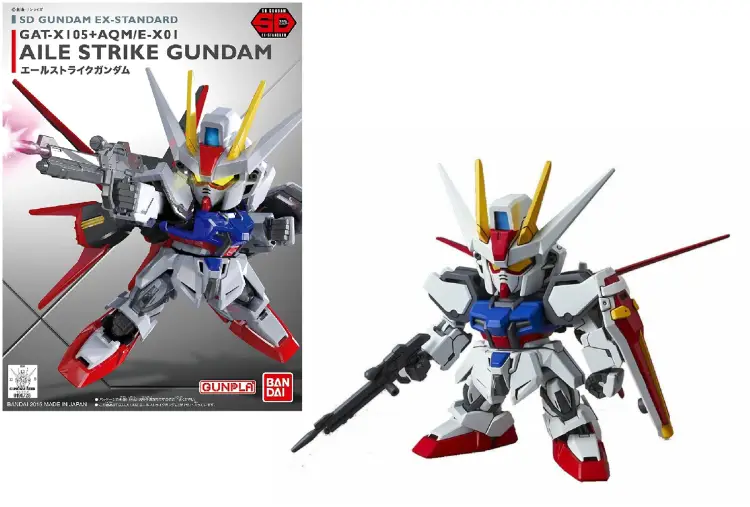 GUNDAM - SD Gundam Ex-Standard Aile Strike Gundam - Zestaw modelarski