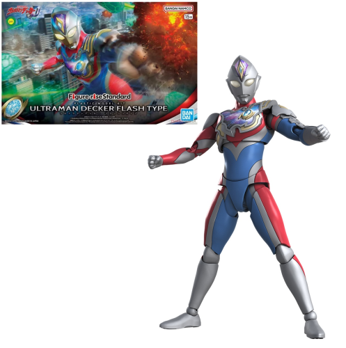 ULTRAMAN - Zestaw modelarski z figurką Ultraman Decker Flash Standard