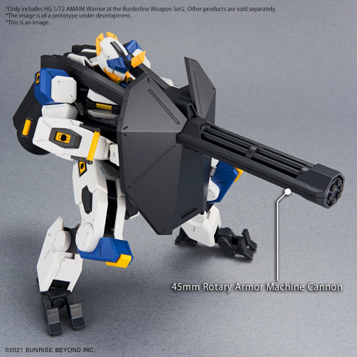 AMAIM -HG 1/72 AMAIM Warrior at the borderline Weapon Set 2 - Zestaw modelarski