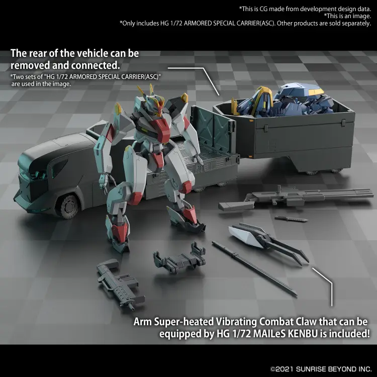 KYOKAI SENKI - HG 1/72 Opancerzony transporter specjalny (ASC) - Zestaw modelarski