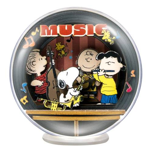 PEANUTS - Noc muzyki - drewniany model teatru Globe Theater
