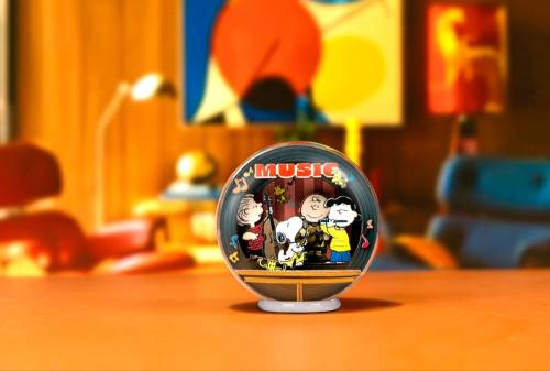 PEANUTS - Noc muzyki - drewniany model teatru Globe Theater