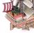 ONE PIECE - Red Force - Zestaw modeli drewnianych 14x7.1x13.7cm
