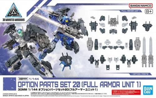 30MM - 1/144 Zestaw części opcjonalnych 20 (jednostka pełnego opancerzenia 1) - Zestaw modelarski