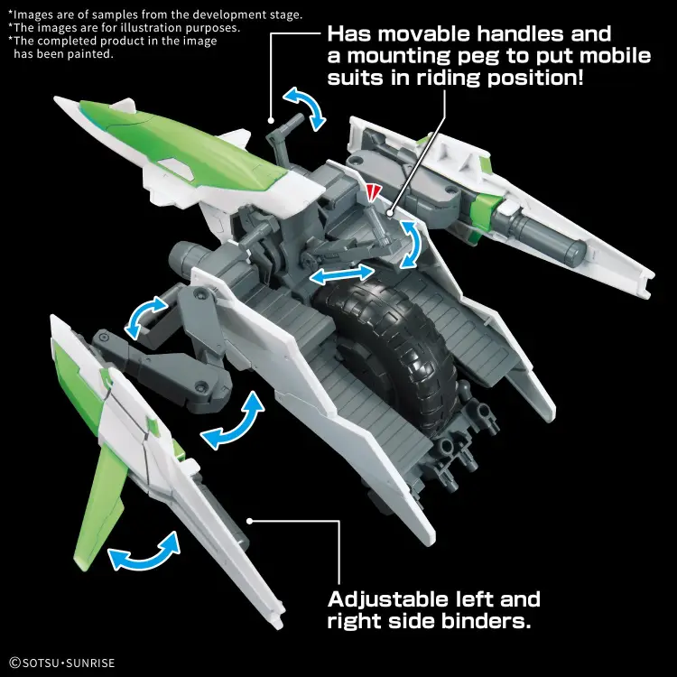 GUNDAM - Zestaw części opcjonalnych gunpla 16 (Meteor Hopper) - Zestaw modelarski
