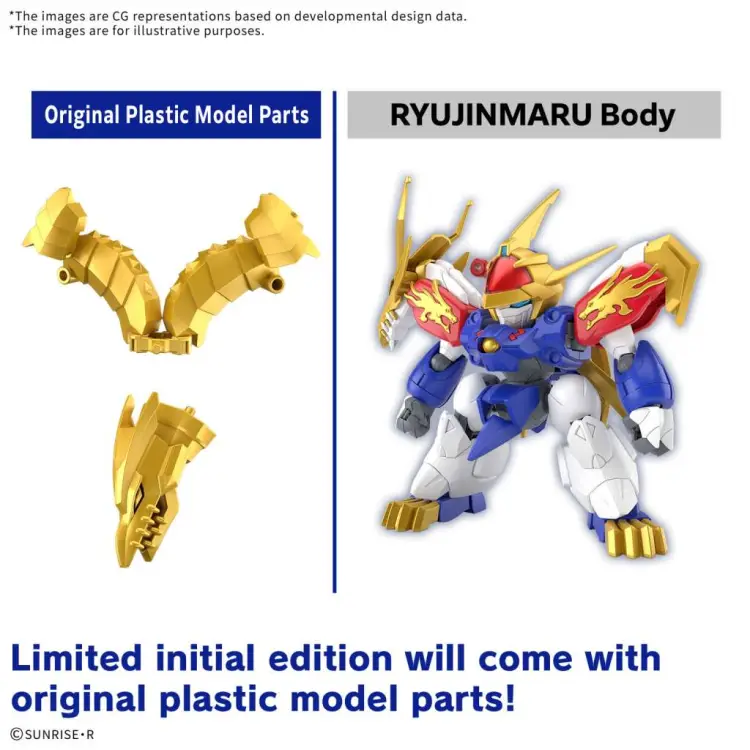 GUNDAM - RYUJINMARU * Limitowana edycja początkowa - Zestaw modelarski