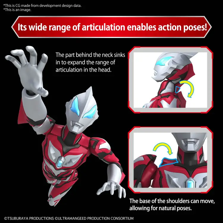 ULTRAMAN - Figurka Standard Ultraman Geed Primitive - Zestaw modelarski