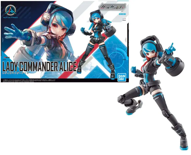 GIRL GUN LADY - Lady Commander Alice - Zestaw modelarski