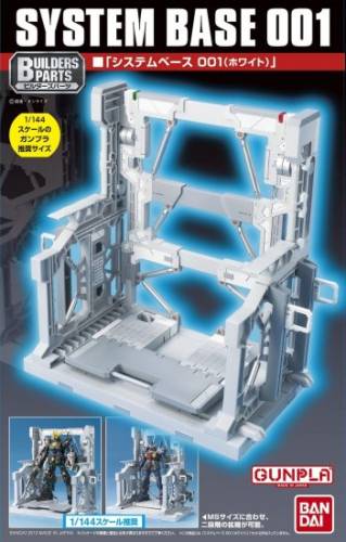 GUNDAM - Builders Parts System Base 001 White - Zestaw modelarski