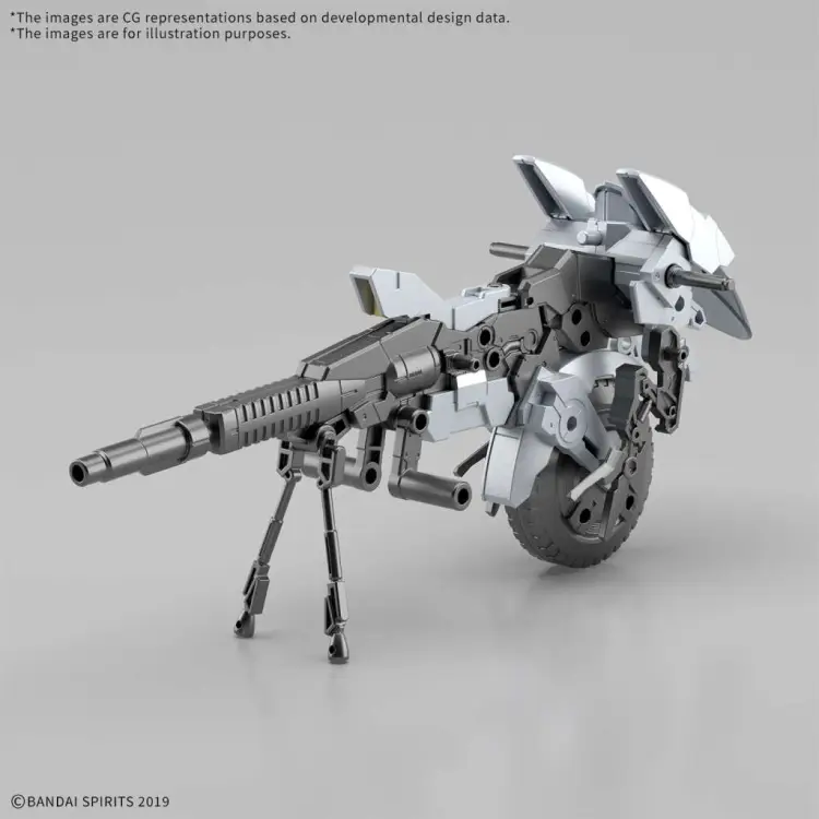 GUNDAM - Pojazd z rozszerzonym uzbrojeniem 30MM 1/144 - Zestaw modelarski