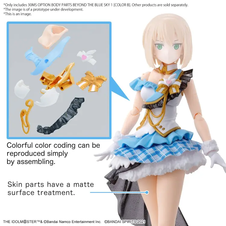 IDOLMASTER - Option Body Parts Beyond The Blue Sky 1 - Zestaw modelarski