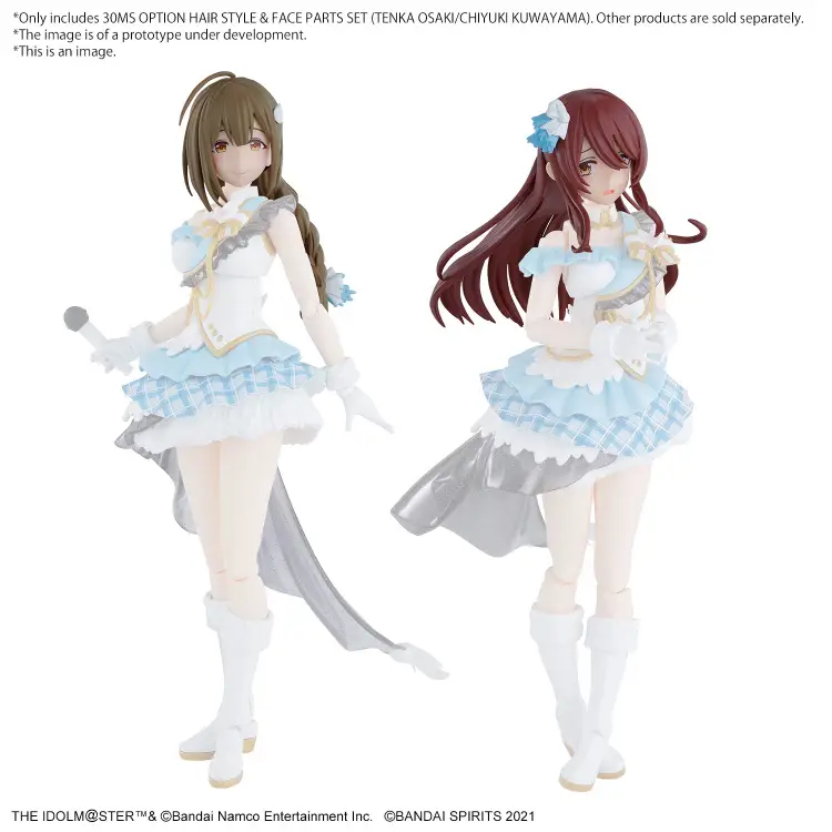 THE IDOLMASTER - 30MS Opcja fryzury i zestaw części twarzy - Zestaw modelarski