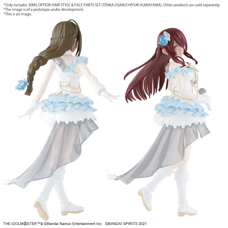 THE IDOLMASTER - 30MS Opcja fryzury i zestaw części twarzy - Zestaw modelarski