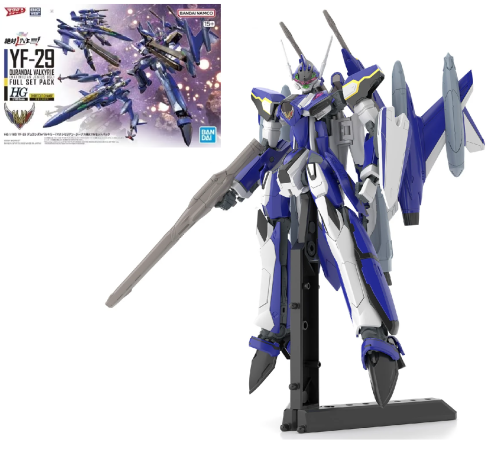 MACROSS - Pełny zestaw HG 1/100 YF-29 Durandal Valkyrie - Zestaw modelarski