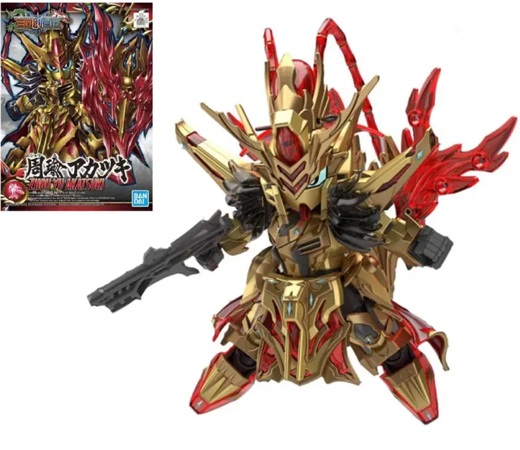 GUNDAM - SD Sangoku Soketsuden Zhou Yu Akatsuki - Zestaw modelarski - 8 cm