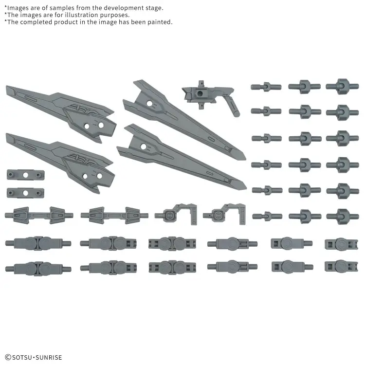 GUNDAM - Zestaw części opcjonalnych Gunpla 17 (Binder Gun) - Zestaw modelarski