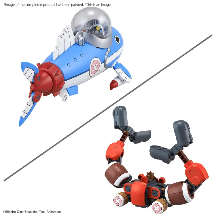 ONE PIECE - Chopper Robot 3&5 (Chopper Submarine & Crane) - Zestaw modelarski