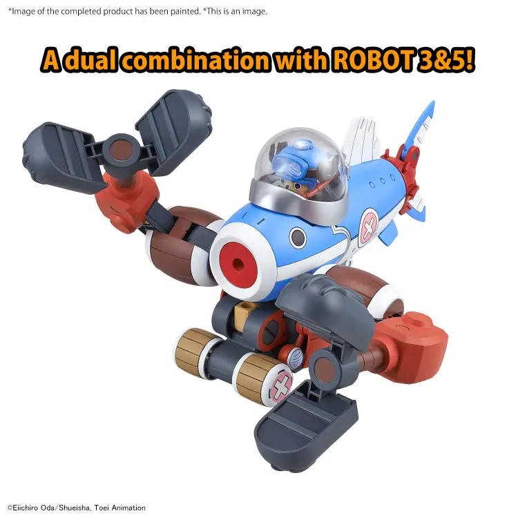 ONE PIECE - Chopper Robot 3&5 (Chopper Submarine & Crane) - Zestaw modelarski