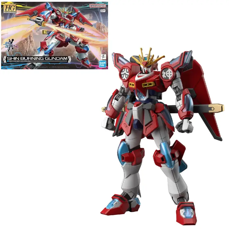 GUNDAM - Zestaw modelarski HG 1/144 Shin Burning Gundam