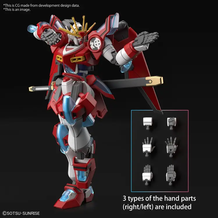 GUNDAM - Zestaw modelarski HG 1/144 Shin Burning Gundam