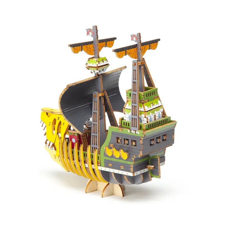 ONE PIECE - Victoria Punk - Drewniany zestaw modelarski 12,5x7x13,5cm