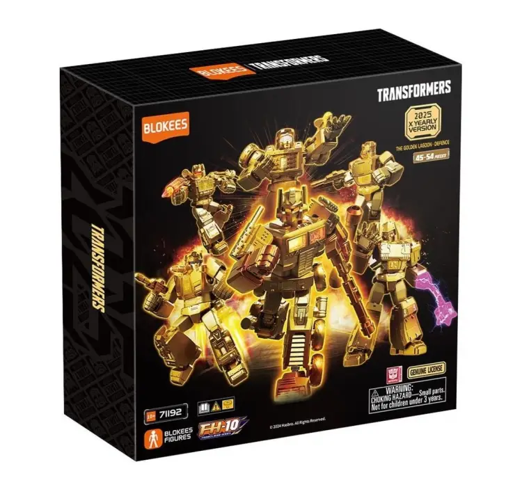 TRANSFORMERS - Złota wersja - Zestaw modelarski Blokees Coffret 6 szt.