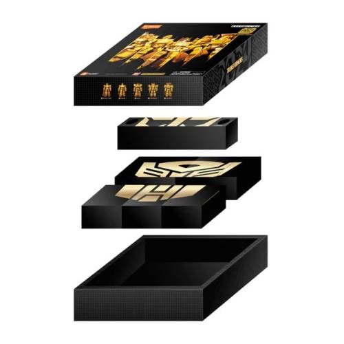 TRANSFORMERS - Złota wersja - Zestaw modelarski Blokees Coffret 6 szt.