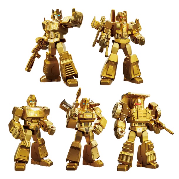 TRANSFORMERS - Złota wersja - Zestaw modelarski Blokees Coffret 6 szt.