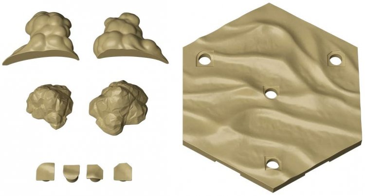 GUNDAM - Customize Scene Base 02 Desert Version - Zestaw modelarski