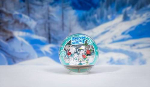 PEANUTS - Śnieżna zaspa - drewniany model Teatru Globe