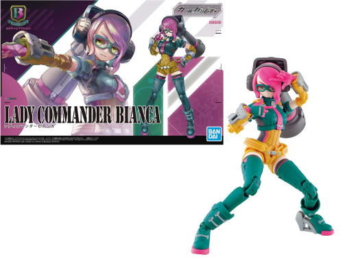 GIRL GUN LADY - Lady Commander White - Zestaw modelarski